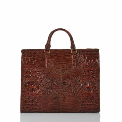 Business Tote Pecan Melbourne -BRAHMIN Sales J76 151 00004 3