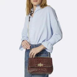 Rosalie Cognac Saguaro 16 Rosalie Cognac Saguaro -BRAHMIN Sales T71 2151 00017 11